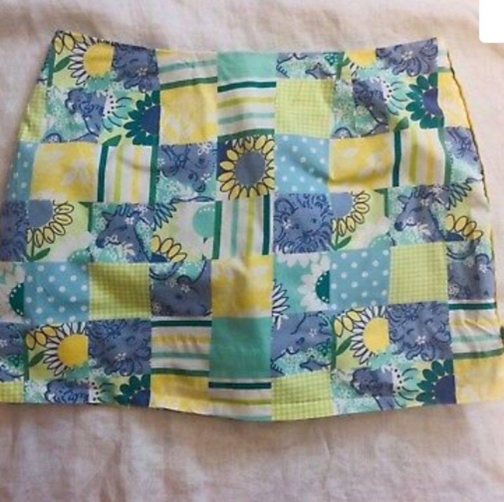 Lilly Pulitzer Patchwork Skort Mint - image 1